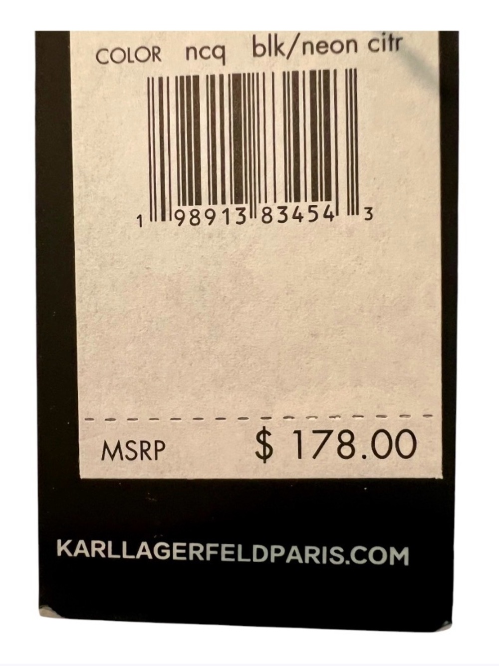 Karl Lagerfeld Crossbody Bag Leather Neon Multicolor Logo Round Pouch NWT - Picture 5 of 5